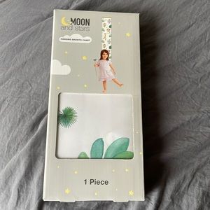 Animal Growth chart safari plant print Child’s baby nursery Hanging growth chart